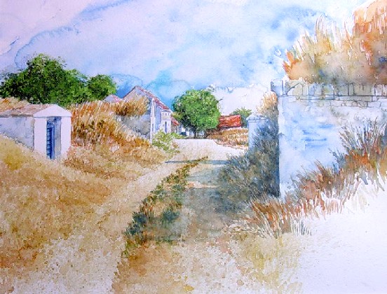 mag. marcus stiehl_eibestal_eibesthal_kellergasse_weinviertel_aquarell_watercolour